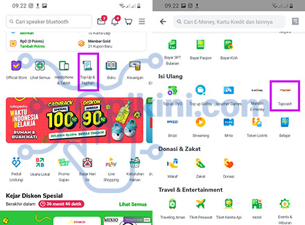 Tokopedia top up dan tagihan