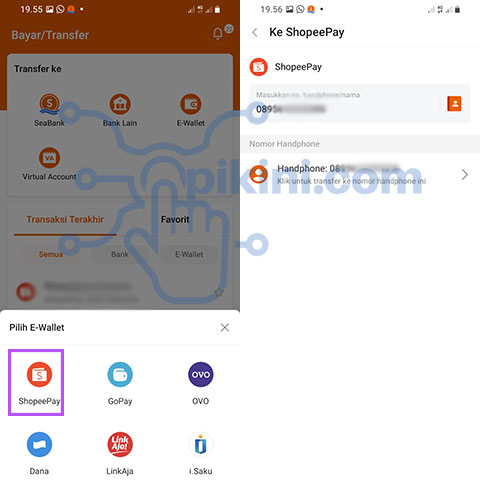 Cara Top Up ShopeePay Lewat SeaBank Gratis Biaya Admin