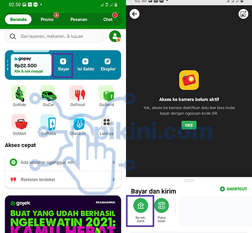 Cara Transfer GoPay Ke Bank Neo