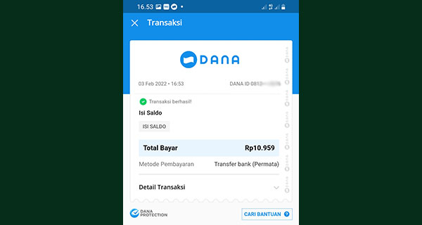 Cara Transfer Bank Neo ke DANA atau Top Up DANA via Neo+