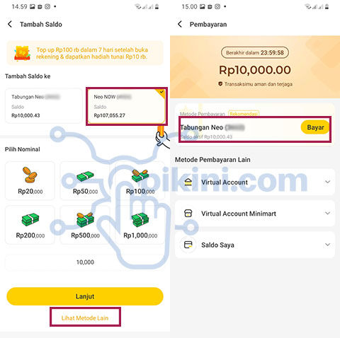 Cara Memindahkan Saldo Tabungan Neo ke Neo Now