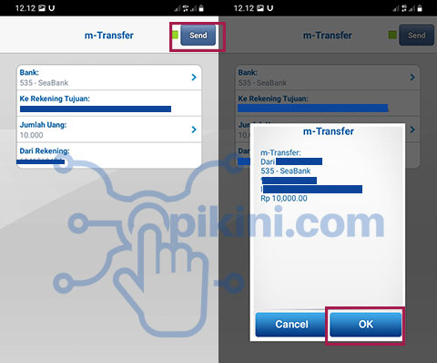 Cara Transfer BCA ke SeaBank