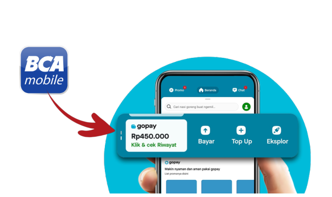 Cara Top Up Gopay Pakai BCA Mobile
