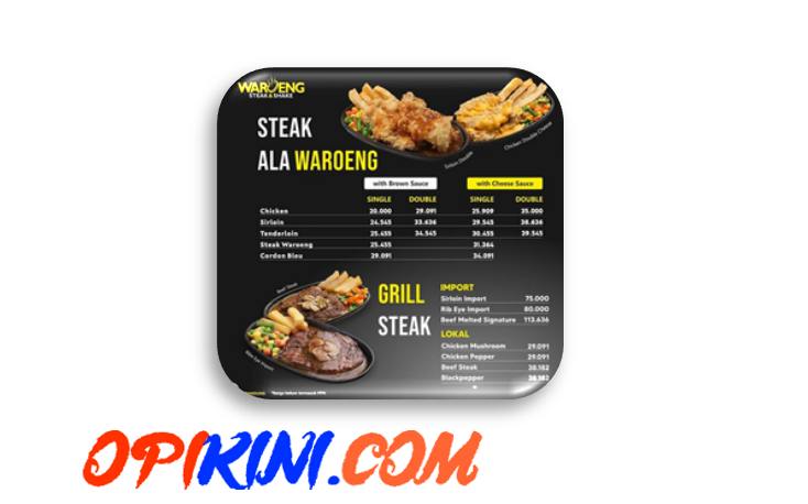 Franchise warung steak