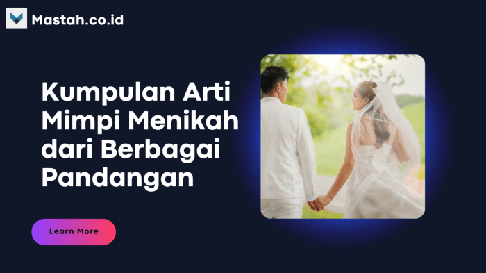 Arti dari mimpi menikah