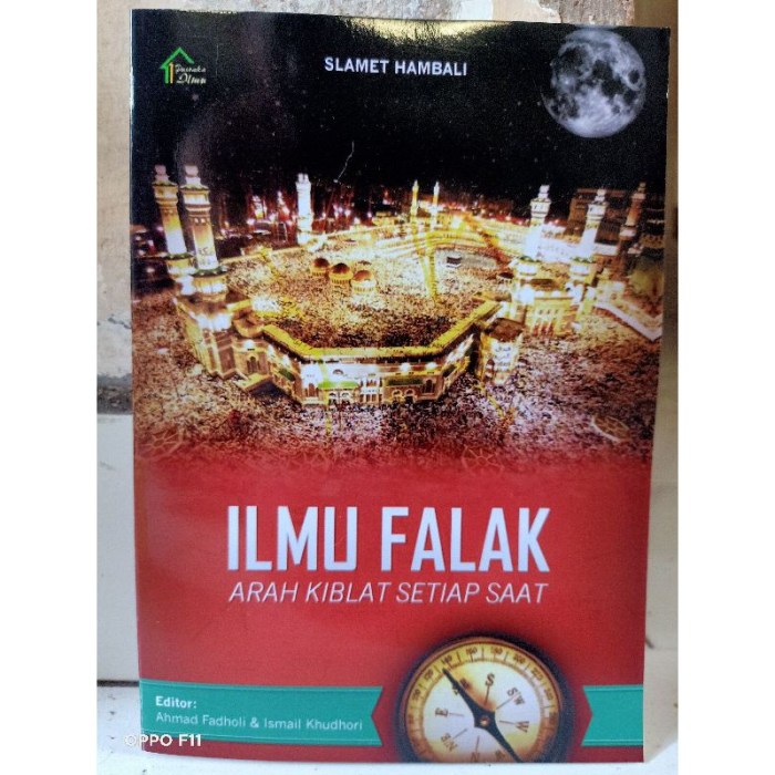 Cara menghitung arah kiblat ilmu falak