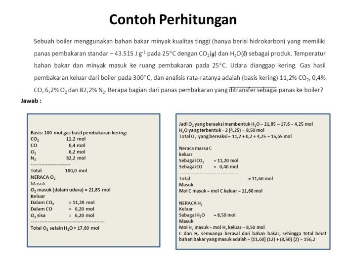 Cara menghitung kebutuhan bahan bakar boiler pdf