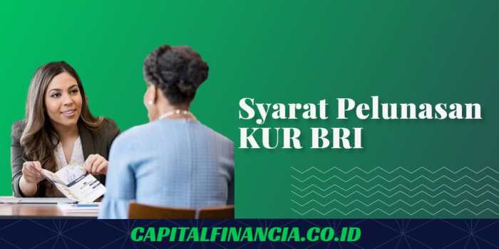 Cara menghitung pelunasan kur bri