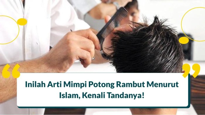 Arti mimpi pangkas rambut