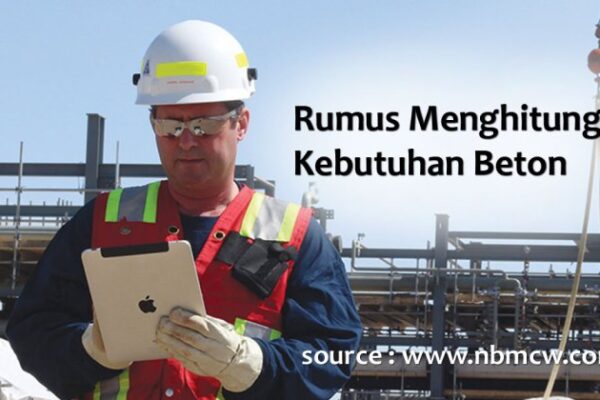 Cara menghitung kubikasi jalan beton