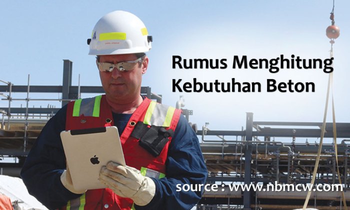 Cara menghitung kubikasi jalan beton