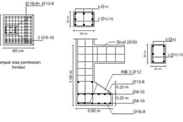 Cara menghitung struktur beton