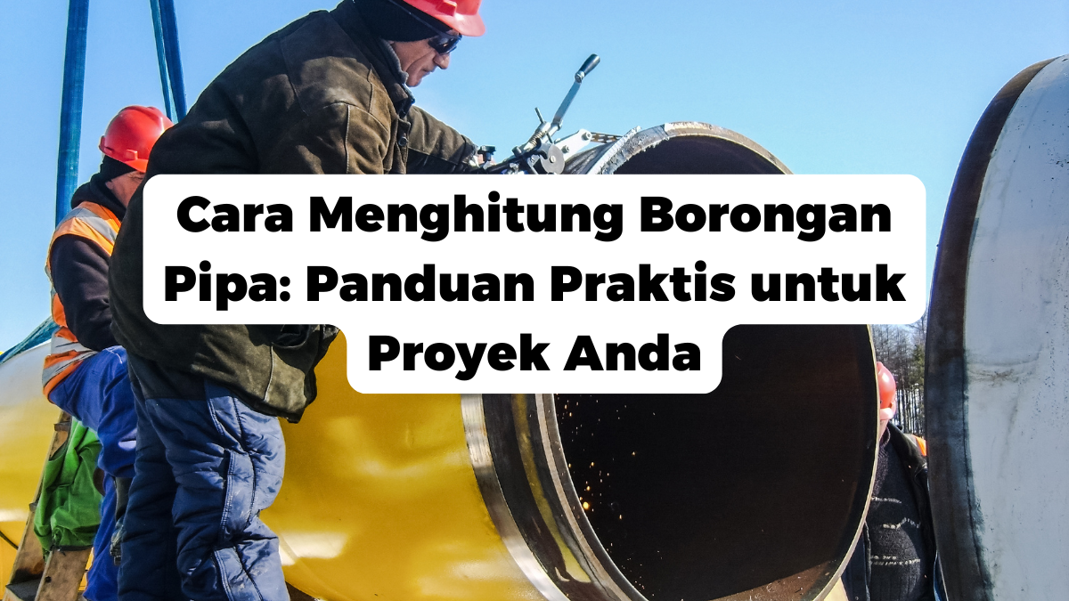 Cara Menghitung Borongan Pipa: Panduan Praktis untuk Proyek Anda