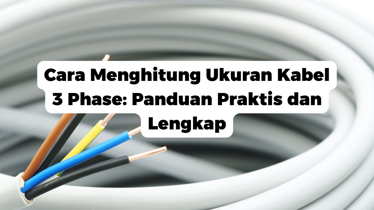 Cara Menghitung Ukuran Kabel 3 Phase: Panduan Praktis dan Lengkap